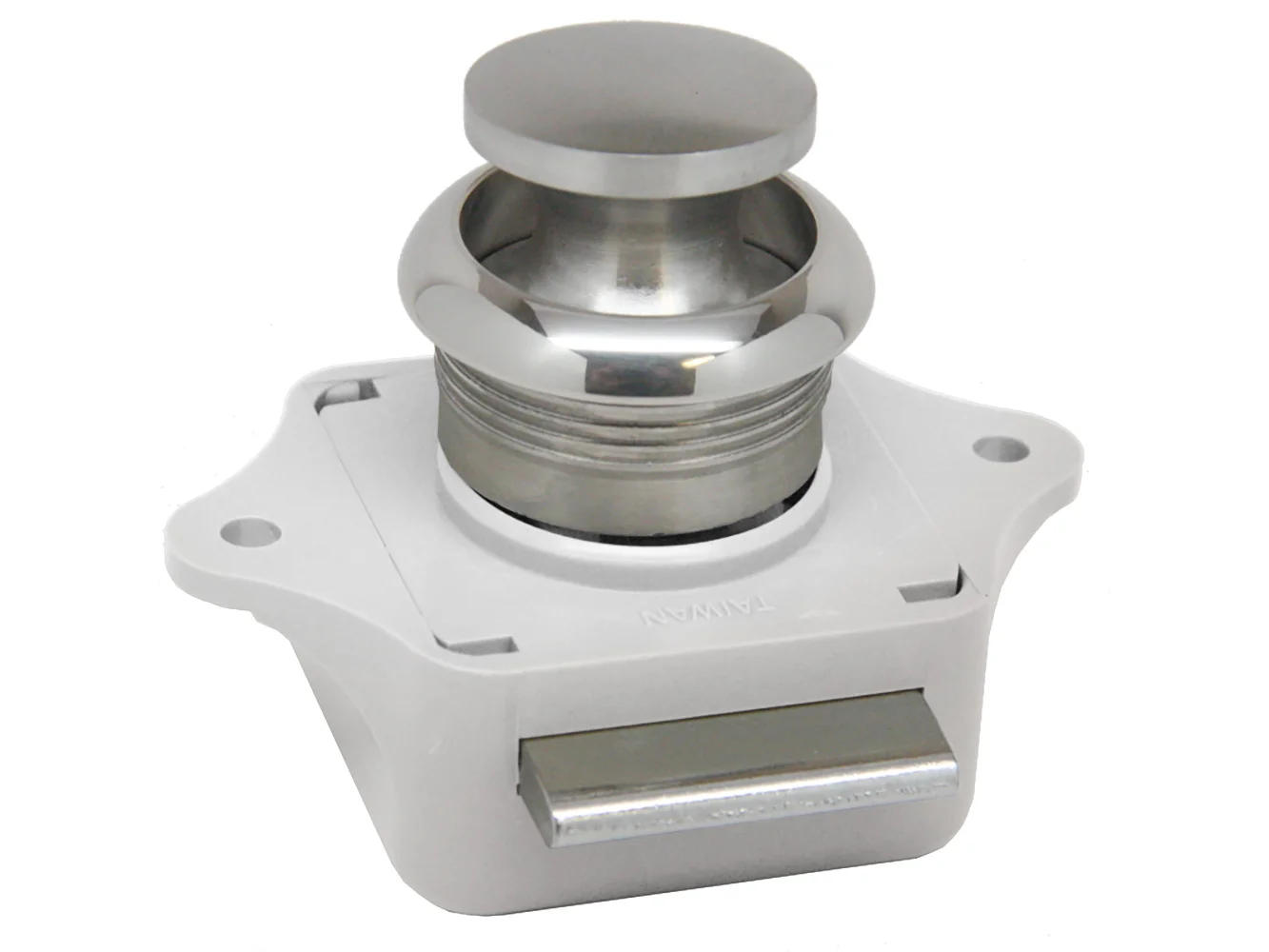 Sea-Dog Push Button Rim Latch - Stainless Steel/Plastic Housing