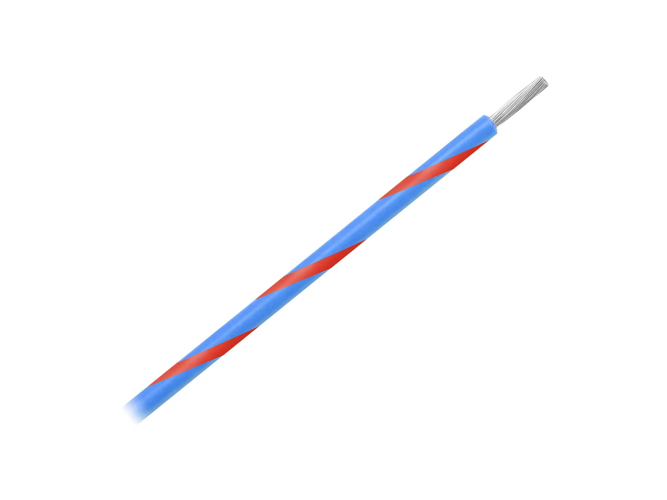 Pacer 14 AWG Gauge Striped Marine Wire 500' Spool - Blue w/Red Stripe
