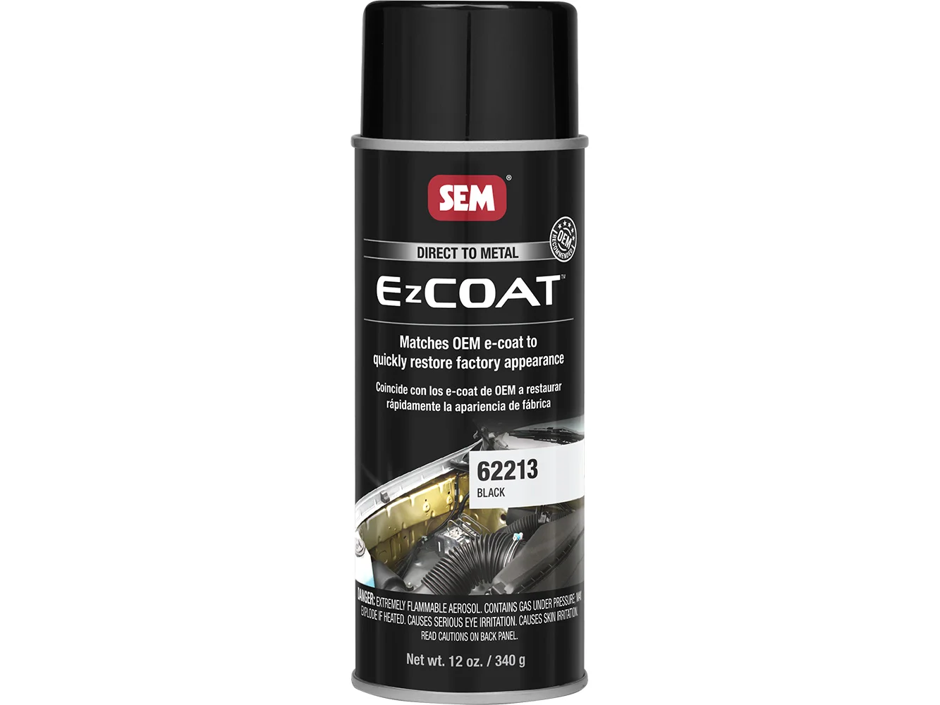 SEM Ez Coat™ - 16oz Aerosol Can - Black