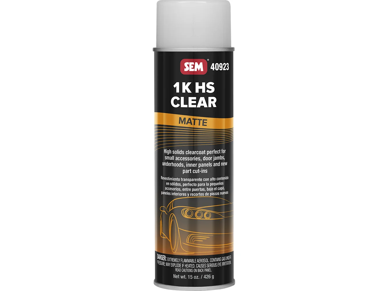 SEM 1K HS Clear - 20oz Aerosol Can - Matte Finish