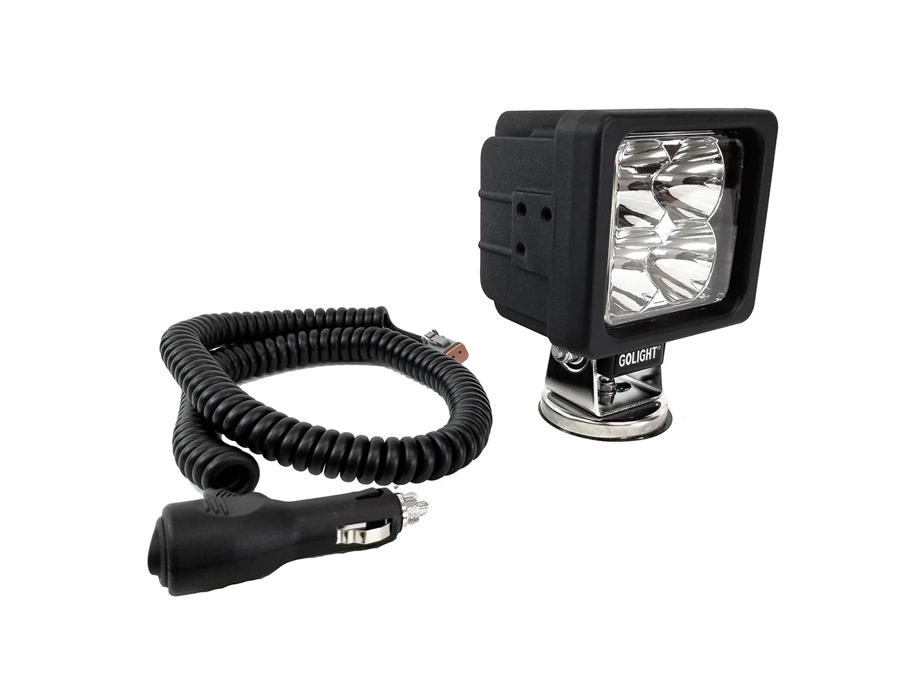 Golight GXL LED Work Light Series Portable Spot Light Magnetic Mount w/No Remote - 12V - Black