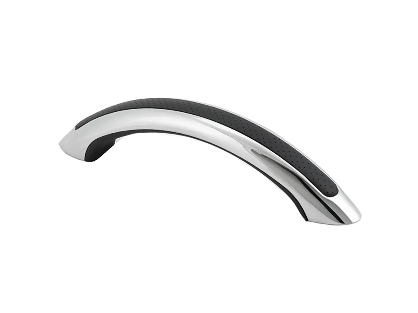 Whitecap 9" Stainless Steel Grab Handle with UV-Resistant Black Vinyl Inlay
