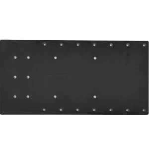 Sea Brackets 20" Straight Trolling Motor Plate f/Minn Kota Quest - Black