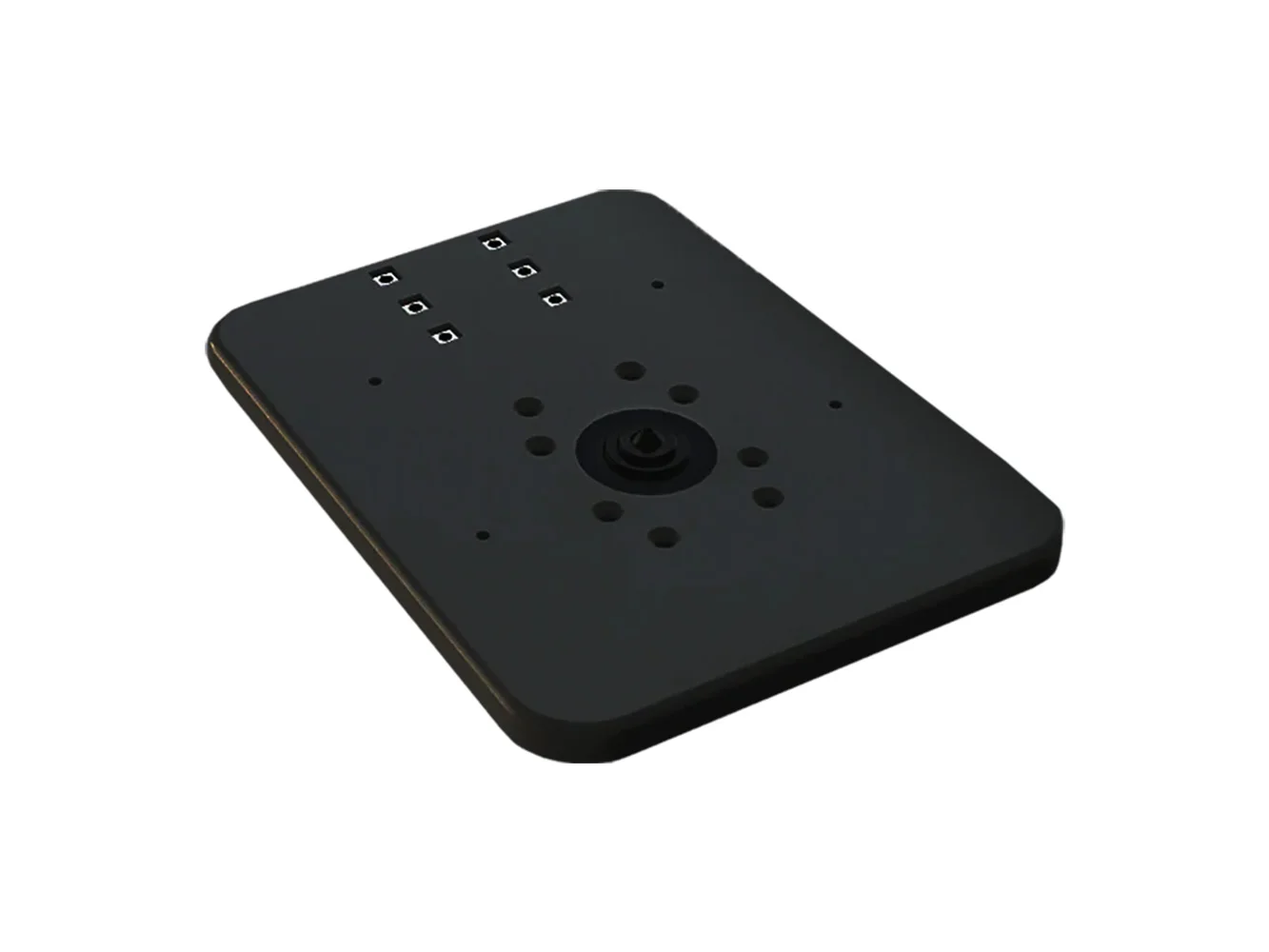 Seaview Starlink Performance Gen 3 Modular Top Plate f/Mounts Ending in M1 & M2 - Black