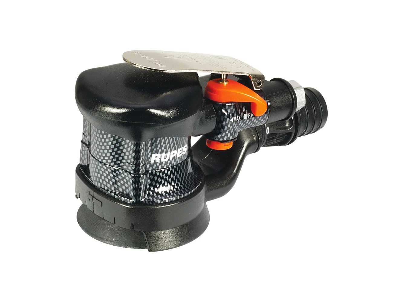 RUPES Pneumatic Random Orbital Palm Sander w/75mm Velcro Pad & Dust Extract (Central Vac)
