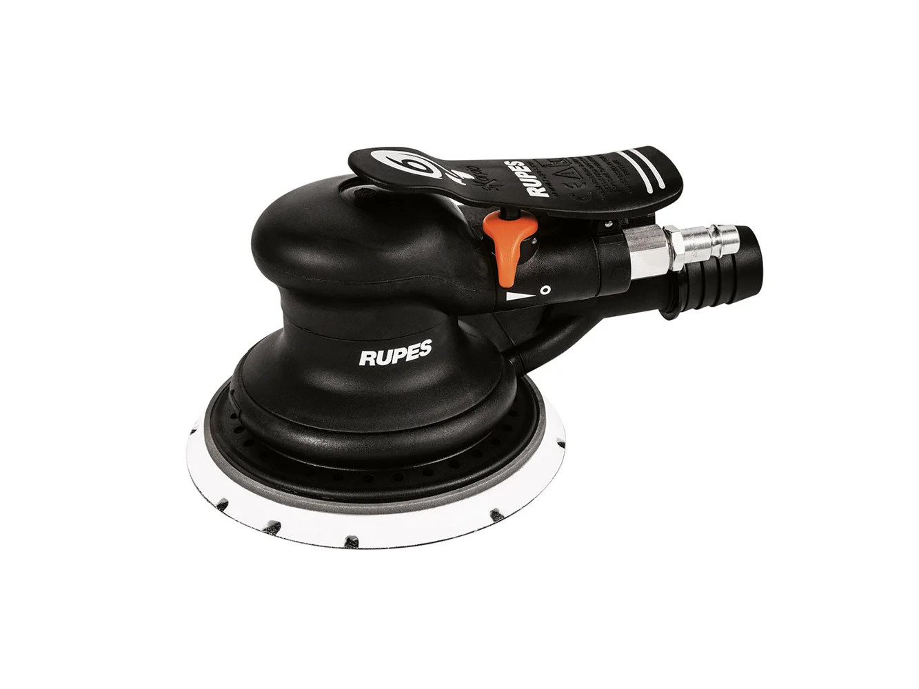 RUPES Random Orbital Palm Pneumatic Sander w/125mm Pad & 3mm Orbit-Skorpio III (Central Vac)