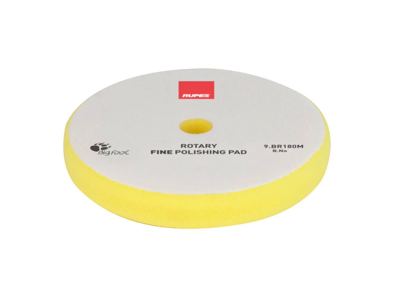 RUPES Rotary Fine Polishing Foam Pad 155/160mm - Yellow