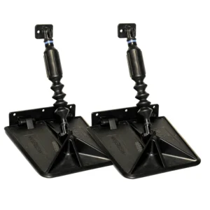 Smart Tab SX Composite Trim Tabs by Lectrotab 9.5&rdquo; x 10&rdquo; f/15'-18&lsquo; Boat w/60 - 135HP - Black