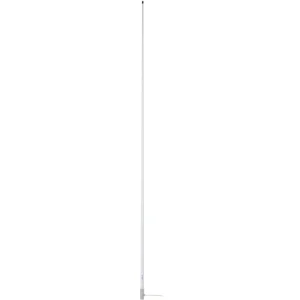 Scout 8' White VHF Antenna 6dB Stainless Steel Ferrule w/5M RG-58 Coax Includes PL-259 KS-42