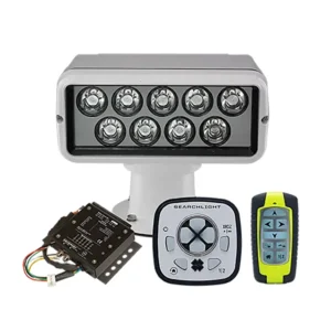 ACR RCL-100 LED White Searchlight w/URP-103 Wired Point Pad, URC-104 Master Controller & URH-103 Wireless Handheld Remote