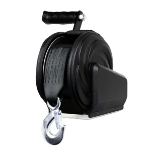 Powerwinch Select Series Winch 1,600lb, 8" Crank Arm - Carbon Black