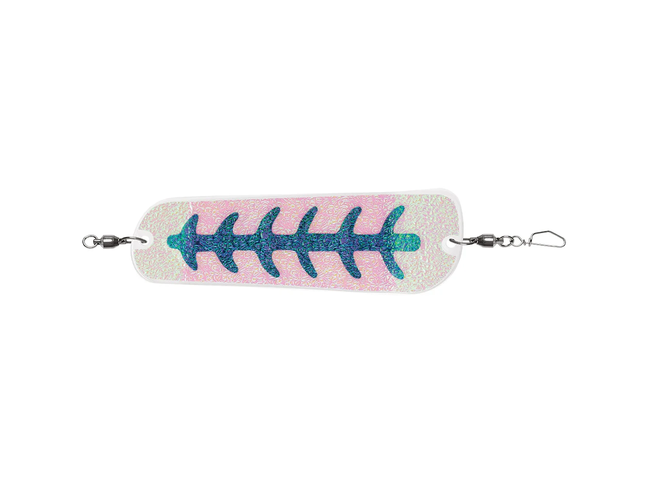 Luhr-Jensen Money Roll Flasher - 11" - Pearl Blue Skeleton