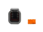 Bluewater 6 Position DTM Male Connector w/Wedge Lock