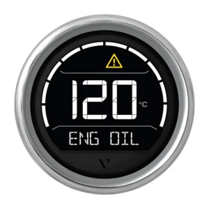 Veratron VL Digital 52 w/Round Chrome Bezel