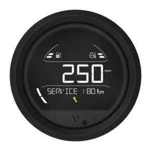 Veratron VL Digital 85 w/Triangular Black Bezel