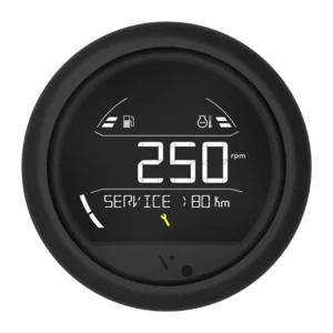 Veratron VL Digital 85 w/Round Black Bezel