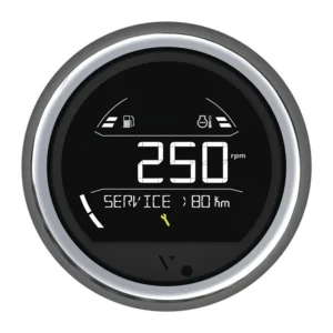 Veratron VL Digital 85 w/Round Chrome Bezel