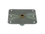 Springfield KingPin™ Standard Square Steel Base w/Brass - 7"x7"