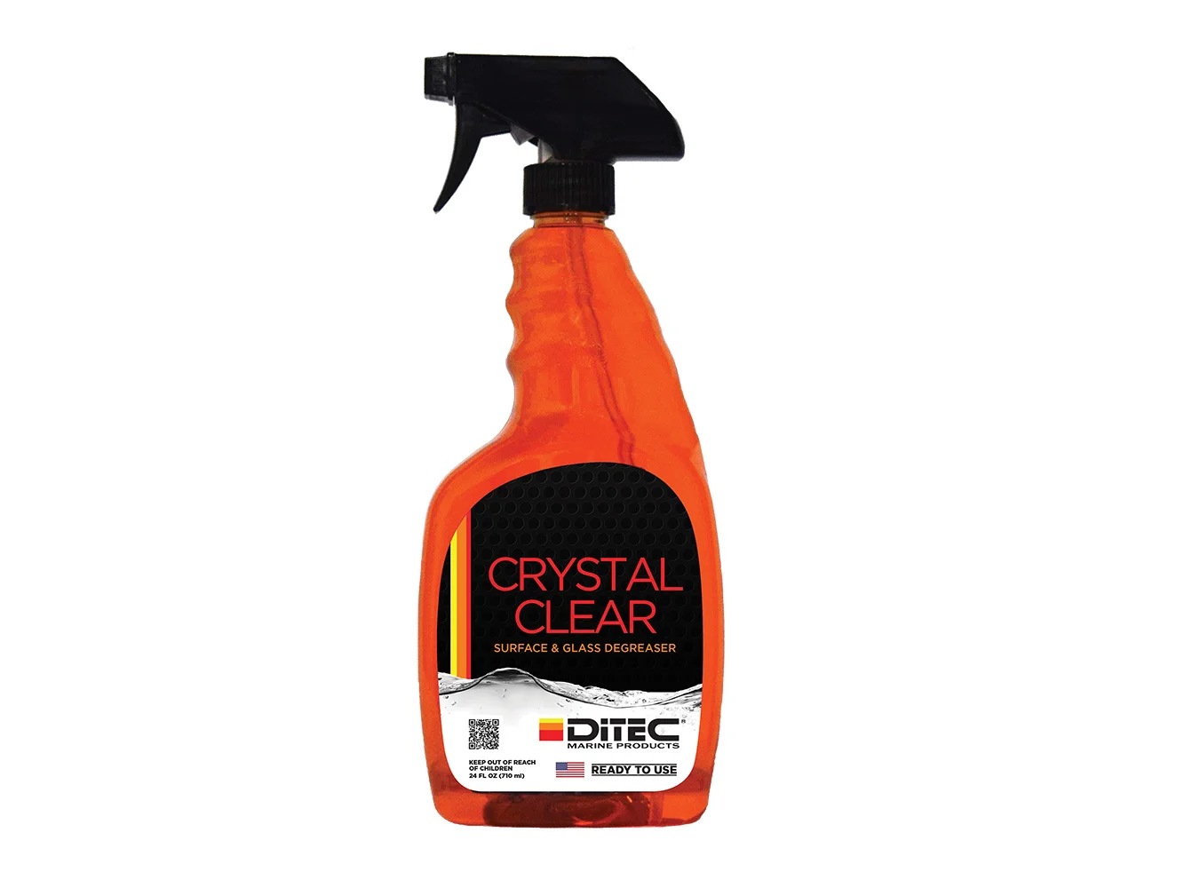DiTEC Crystal Clear - Spray Bottle - 24oz