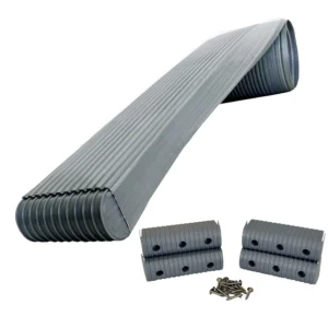 Caliber BunkWrap Kit - Grey 24' x 2" x 6" Roll + 4 Caps + HRDW Roll + 4 Endcaps & Stainless Steel Hardware