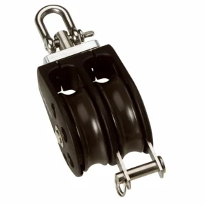 Barton Size 5 54mm Plain Bearing Pulley Block Double Swivel & Becket