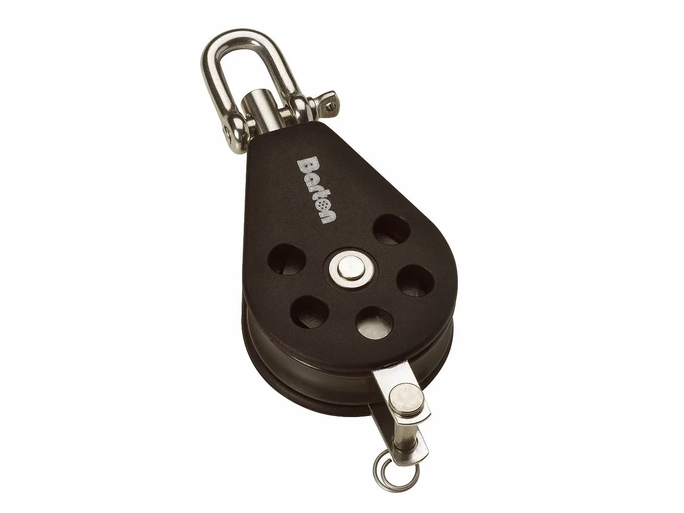 Barton Size 2 35mm Plain Bearing Pulley Block Single Swivel & Becket