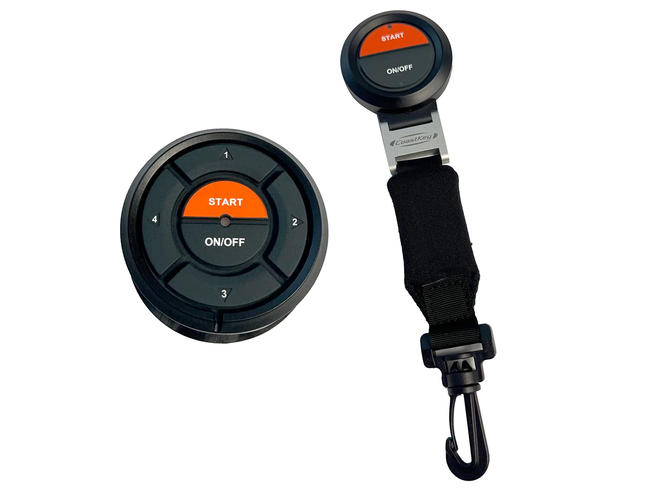 CoastKey Standard Twin Mercury Engine Keyless Ignition w/Keyless Stop/Start, Remote Stop/Start, & Ecos
