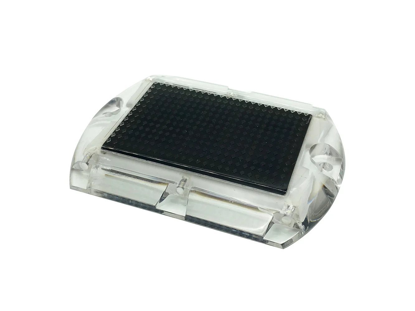 Hydro Glow 3.5" x 4.5" Rectangular LED Ultra Thin Solar Pathway Dock Light 3000K - Warm White