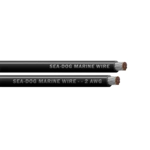 Sea-Dog 2 AWG Black Battery Cable - 25'