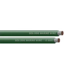 Sea-Dog 6 AWG Green Battery Cable - 25'