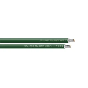 Sea-Dog 10 AWG Green Primary Wire - 25'