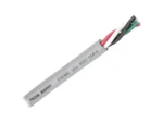 Pacer Round 4 Conductor Cable - 100' – Grey Jacket - 8/4 AWG - Black, Red, Green, & White