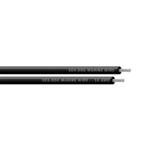 Sea-Dog 16 AWG Black Primary Wire - 25'