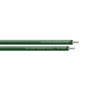 Sea-Dog 16 AWG Green Primary Wire -100'