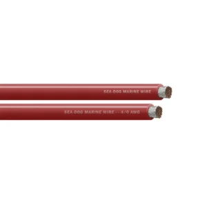 Sea-Dog 4/0 AWG Red Battery Cable - 100'