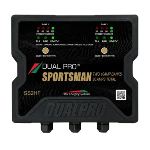 Dual Pro Sportsman Series HF Battery Charter - 20 Amp - 2 Bank