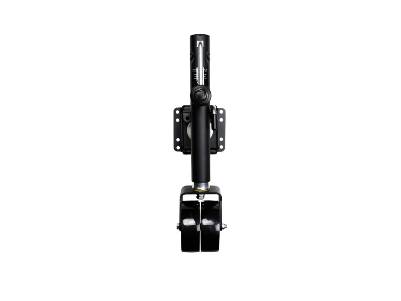Powerwinch Select Series Jack - 1500lb, Bolt-On, Double Wheel, Carbon Black