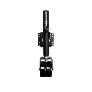 Powerwinch Select Series Jack - 1500lb, Weld-On, Double Wheel, Carbon Black