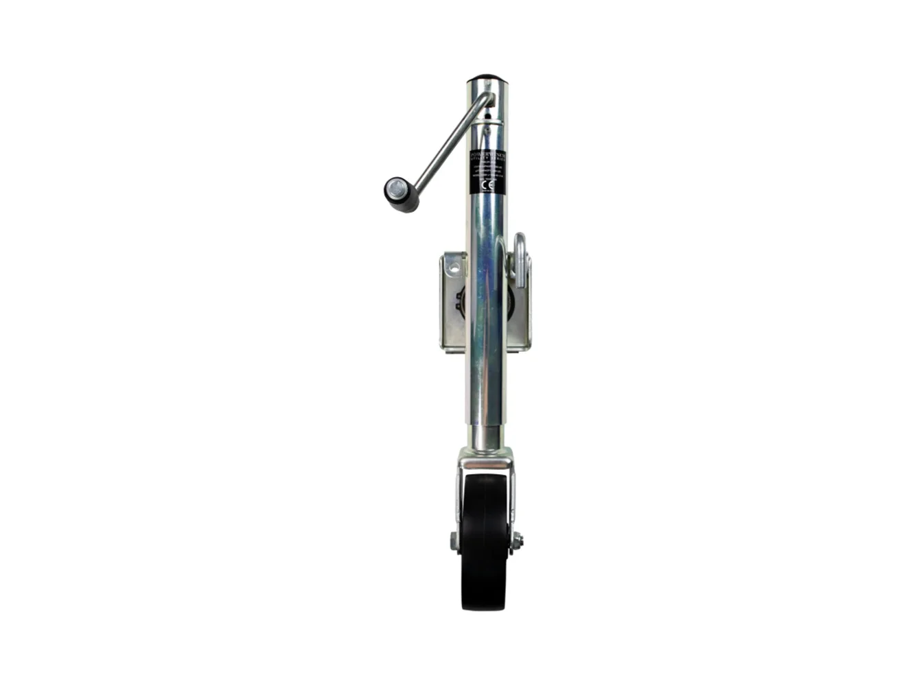 Powerwinch Utility Series Jack - 1200lb, Bolt-On, Single Wheel, Zinc