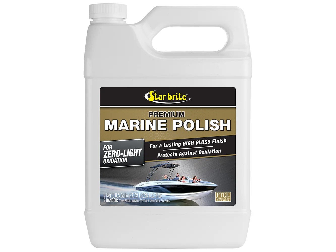 Star brite Premium Marine Polish - UV Protection & High Gloss Finish - 1 Gallon