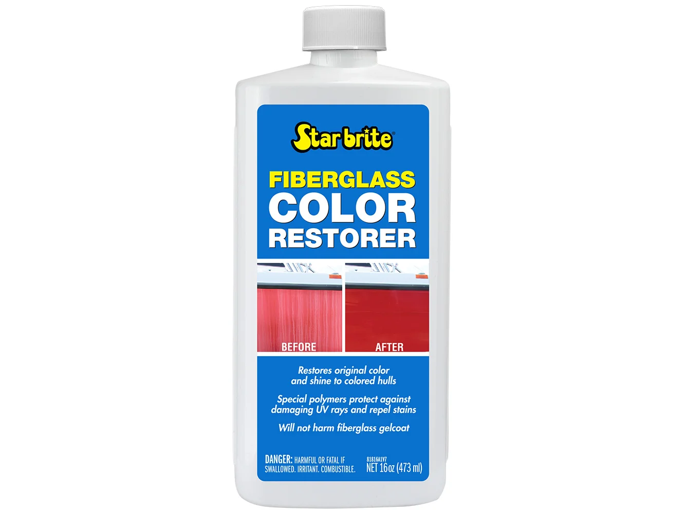 Star brite Fiberglass Color Restorer - Formulated f/Colored Hulls - 16 oz
