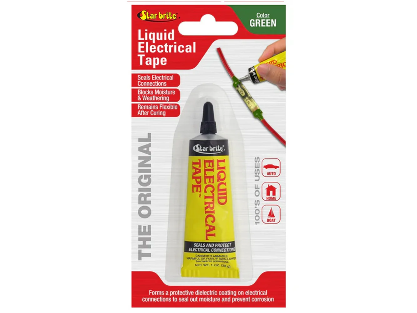 Star brite Liquid Electrical Tape - Green - 1 oz