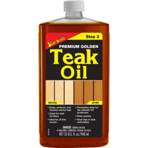Star brite Premium Golden Teak Oil - Step 3 - 32 oz