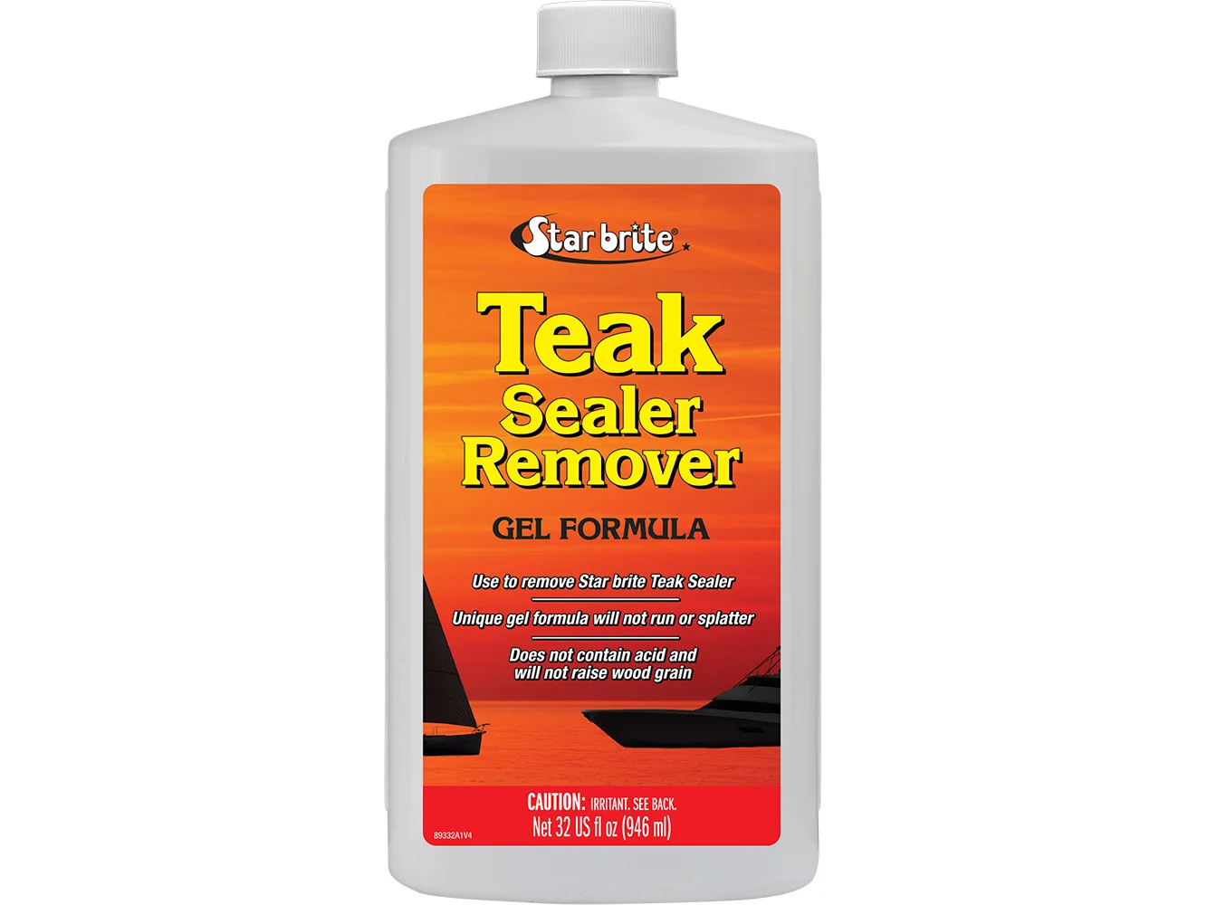 Star brite Teak Sealer Remover - Gel Formula - Citrus Scent - 32 oz