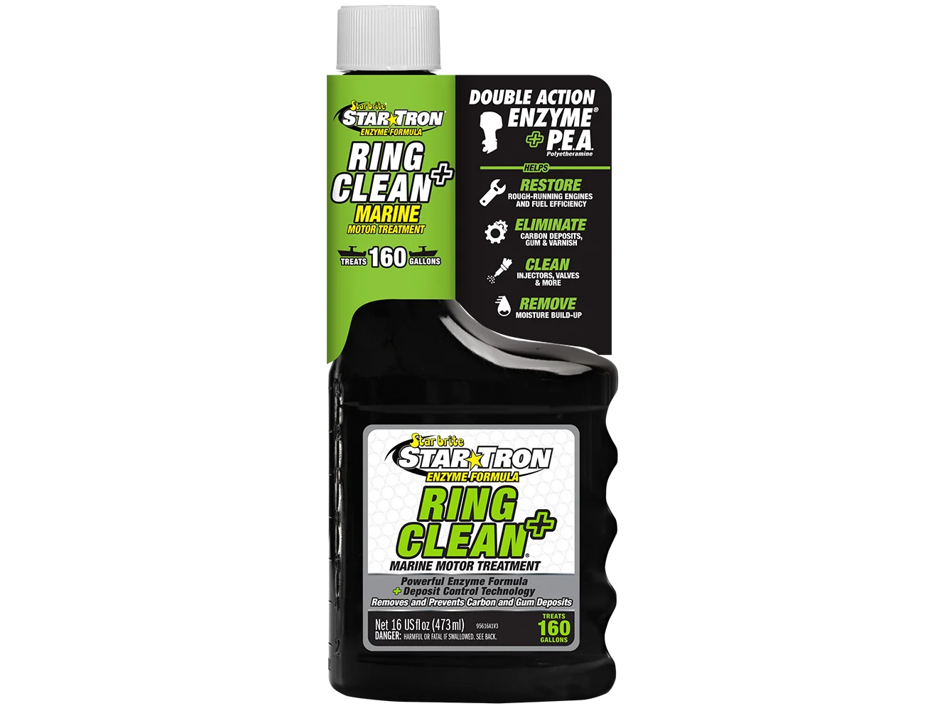 Star brite Star-Tron Ring Clean + Fuel Injector Cleaner - 16 oz