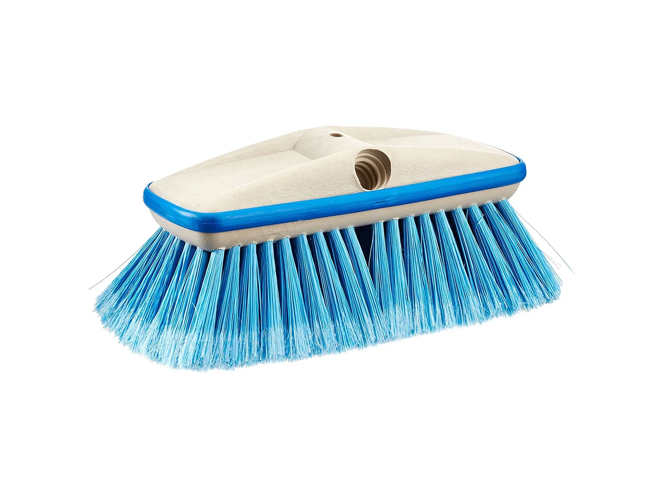 Star brite Deluxe Medium Blue Wash 8" Brush Head w/Bumper - Dual Connections