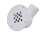 T-M Marine 90-Degree Cockpit Scupper Drain - White