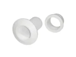 T-H Marine Recessed Flapper Scupper Drains - White