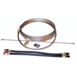 Load Rite Stainless Steel Brake Line Kit - Single Axle