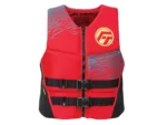 Full Throttle Men's Rapid-Dry Flex-Back Life Jacket - M - Red/Black
